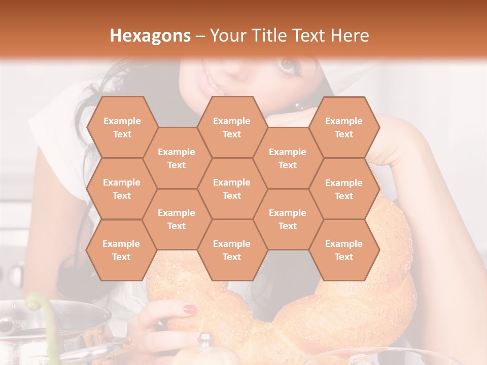 Meal Healthy Brunette PowerPoint Template