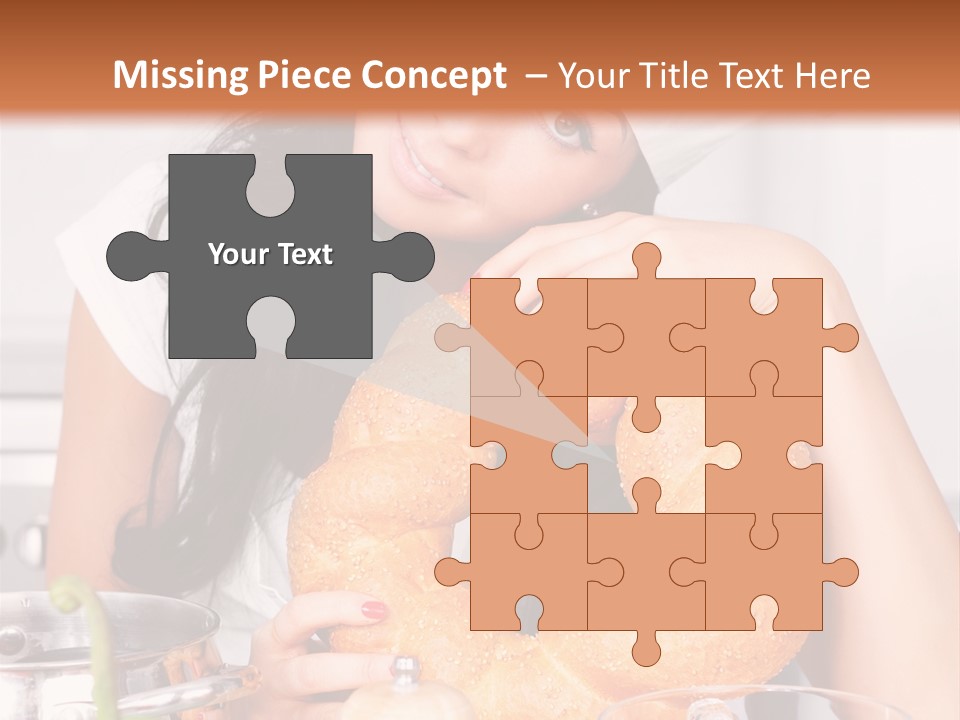 Meal Healthy Brunette PowerPoint Template