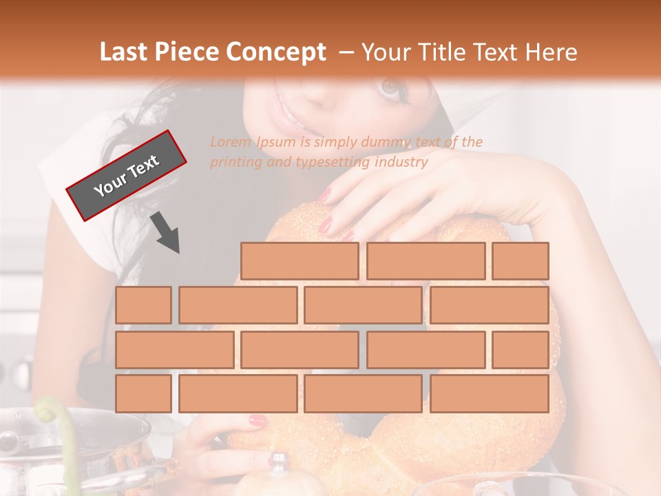 Meal Healthy Brunette PowerPoint Template