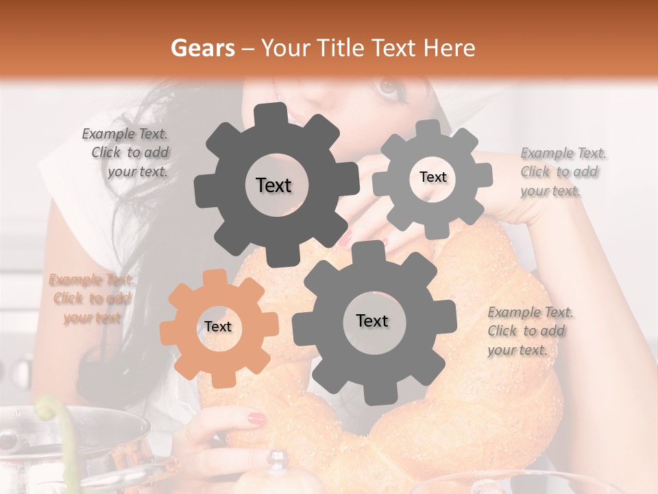 Meal Healthy Brunette PowerPoint Template