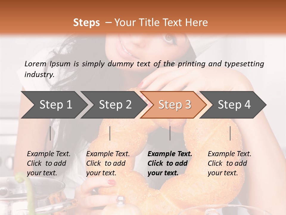 Meal Healthy Brunette PowerPoint Template