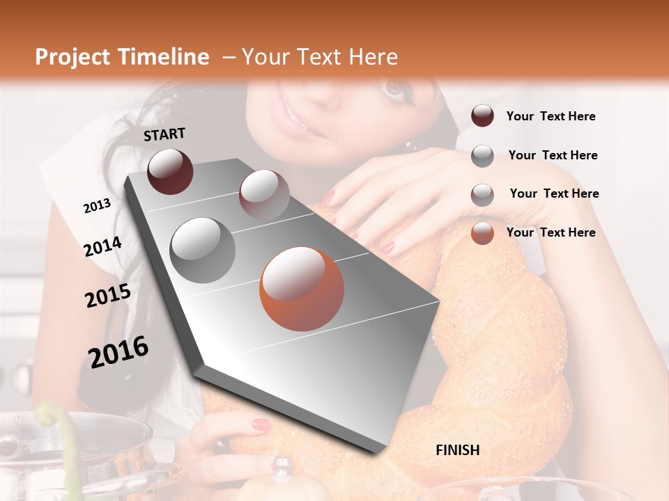 Meal Healthy Brunette PowerPoint Template