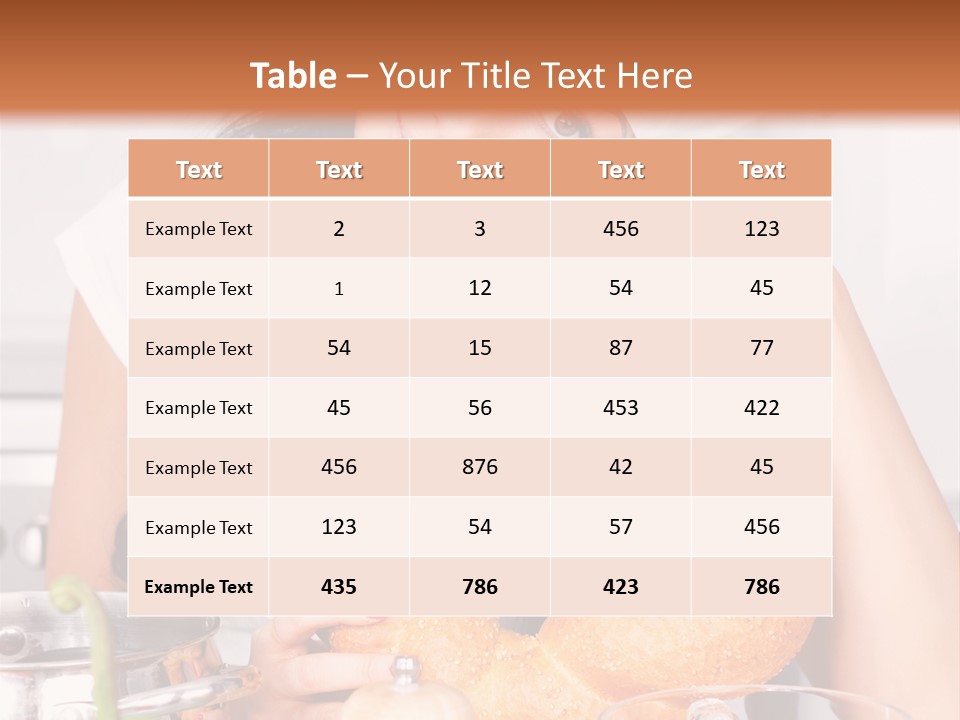 Meal Healthy Brunette PowerPoint Template