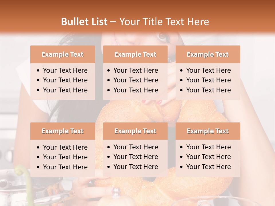 Meal Healthy Brunette PowerPoint Template