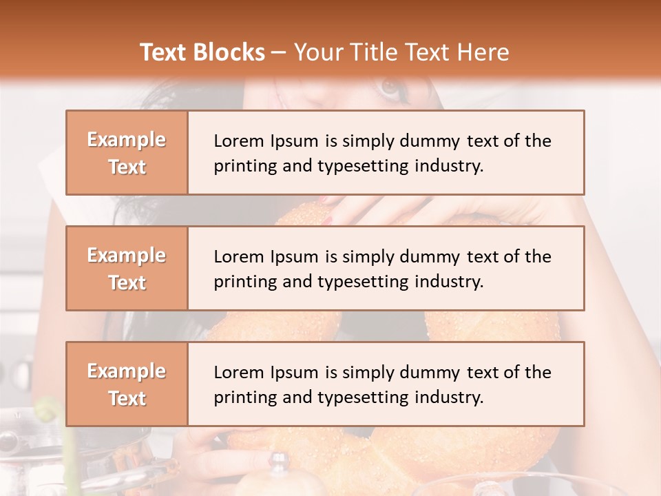 Meal Healthy Brunette PowerPoint Template