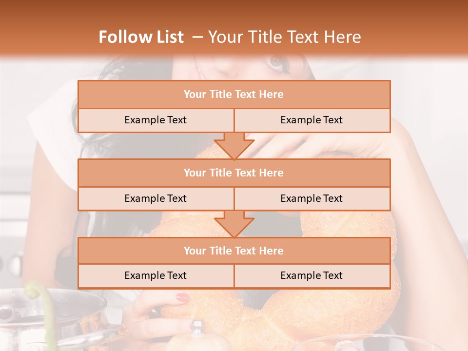 Meal Healthy Brunette PowerPoint Template