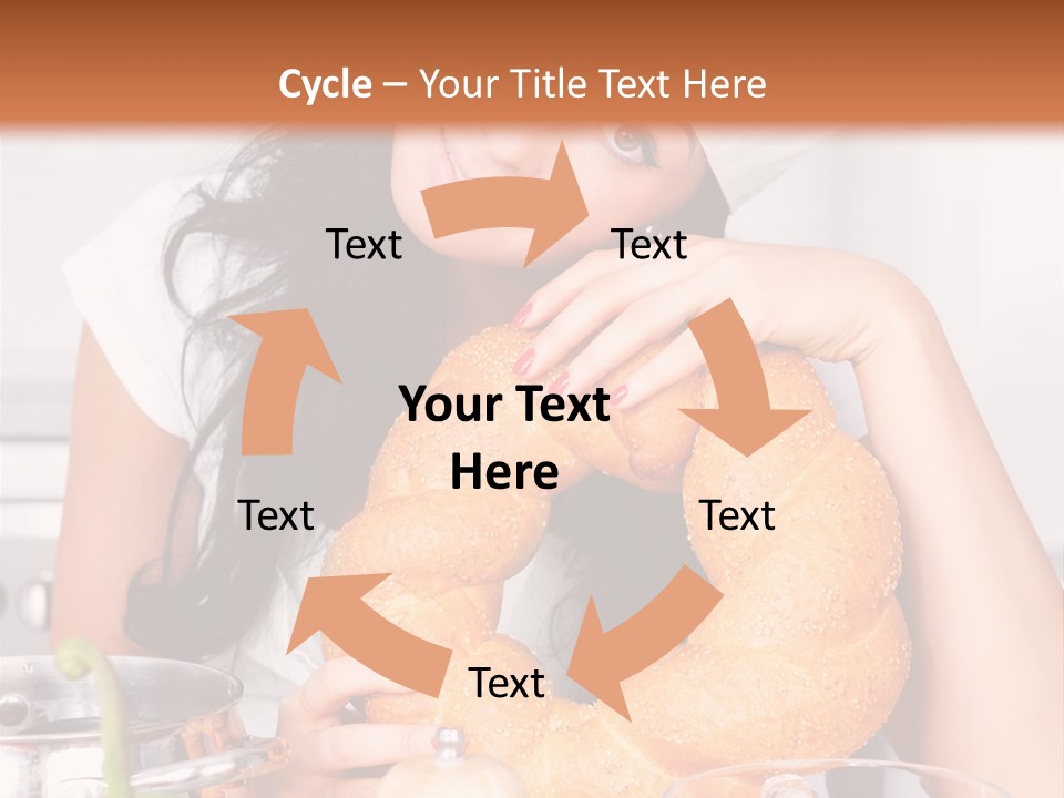 Meal Healthy Brunette PowerPoint Template