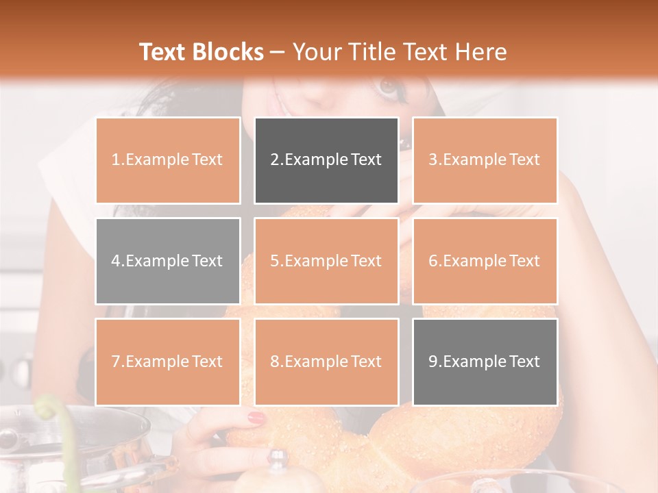 Meal Healthy Brunette PowerPoint Template