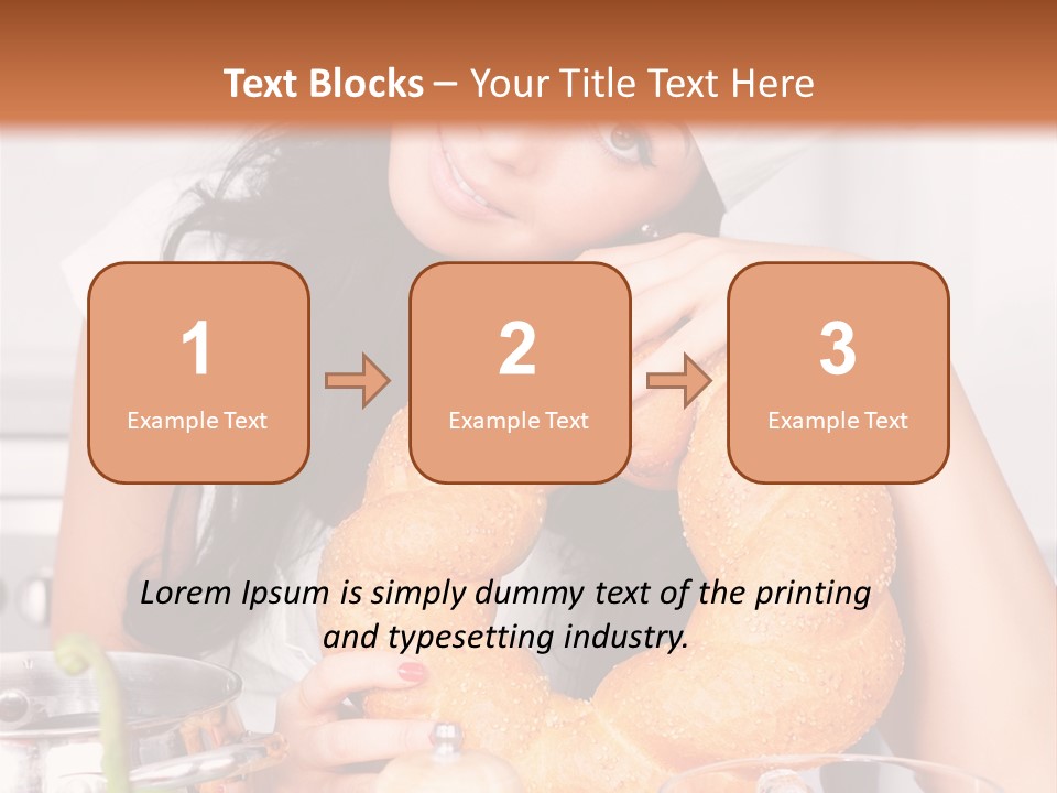 Meal Healthy Brunette PowerPoint Template