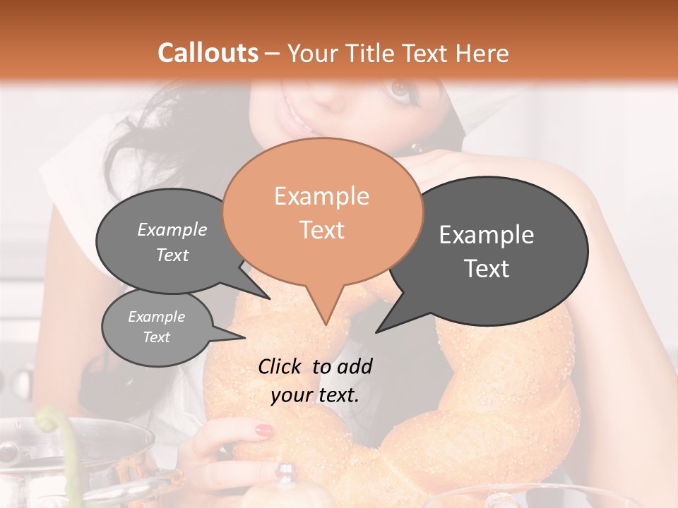 Meal Healthy Brunette PowerPoint Template