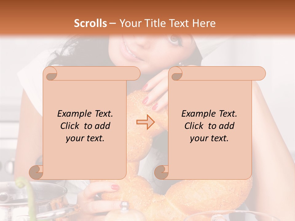 Meal Healthy Brunette PowerPoint Template