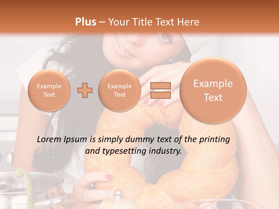 Meal Healthy Brunette PowerPoint Template