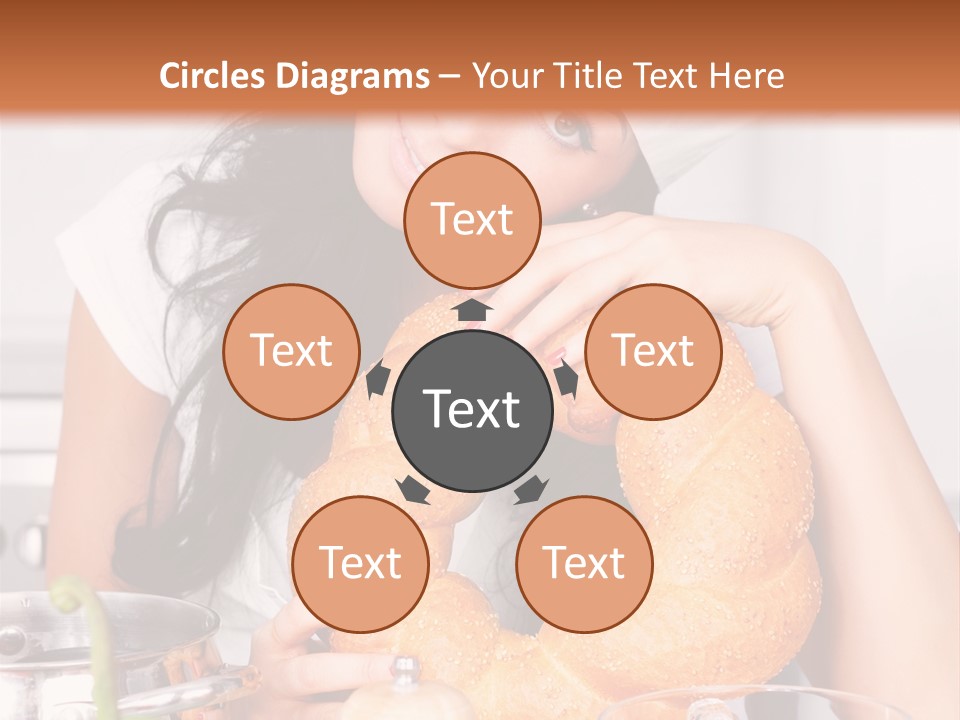 Meal Healthy Brunette PowerPoint Template