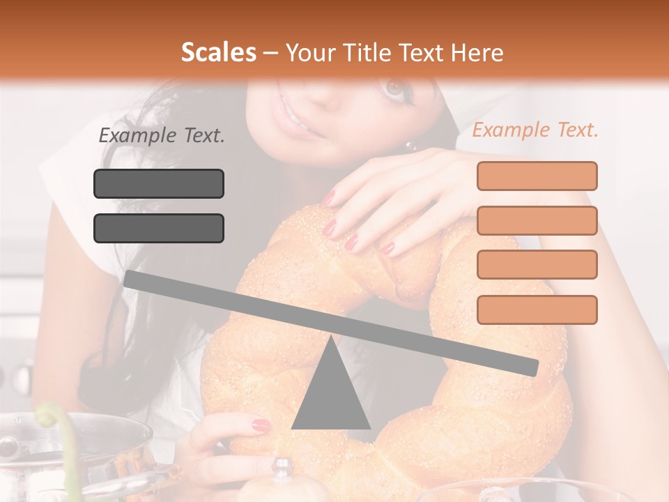 Meal Healthy Brunette PowerPoint Template