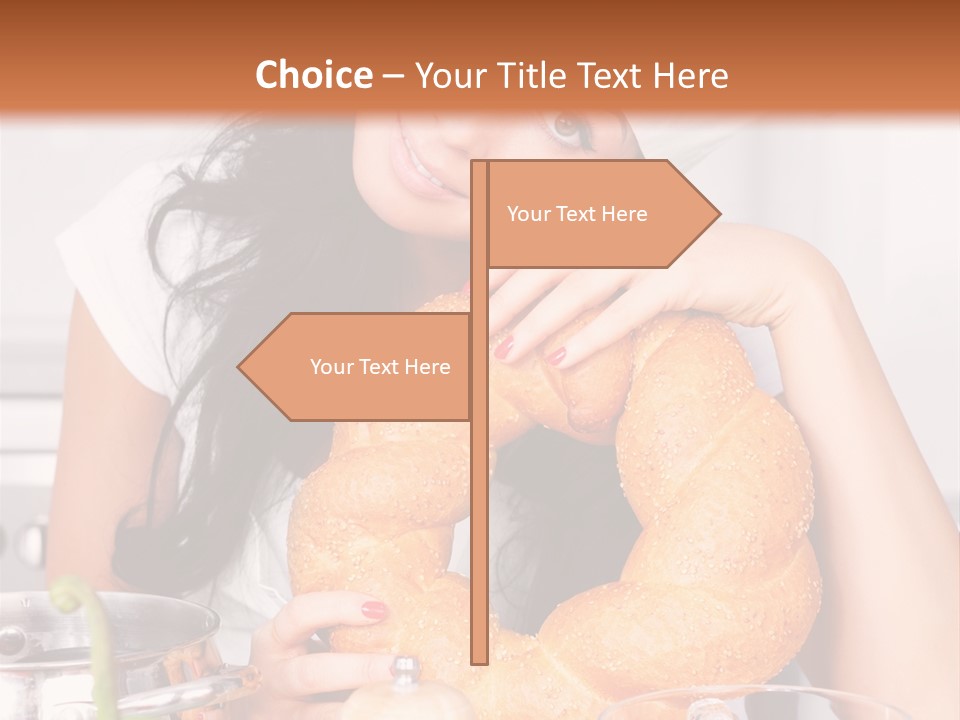 Meal Healthy Brunette PowerPoint Template