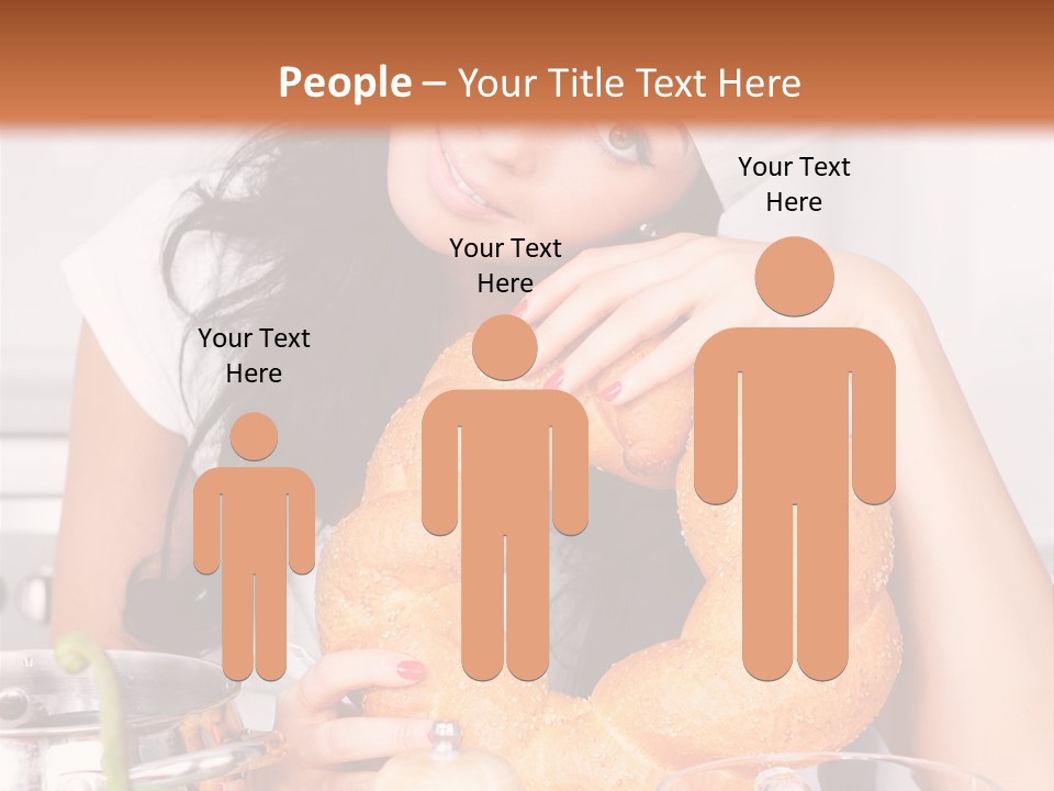 Meal Healthy Brunette PowerPoint Template