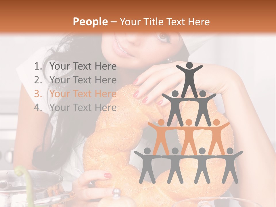 Meal Healthy Brunette PowerPoint Template