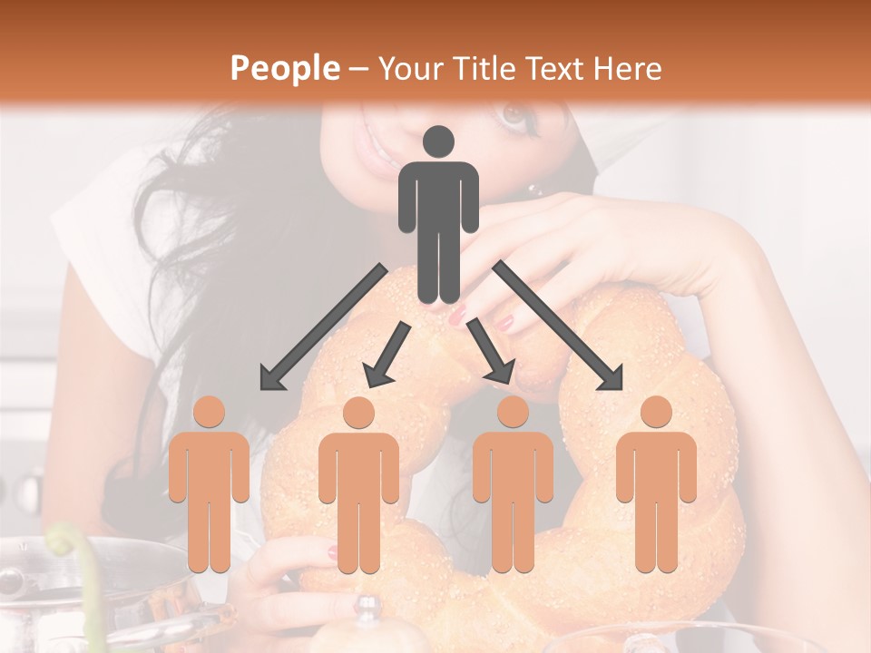 Meal Healthy Brunette PowerPoint Template