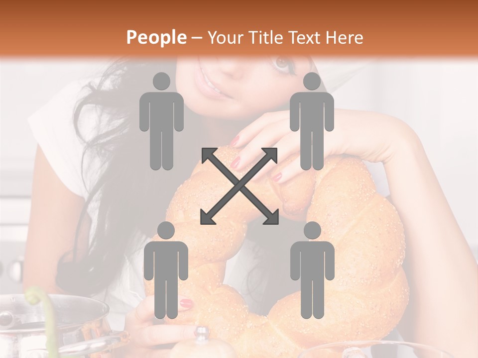 Meal Healthy Brunette PowerPoint Template