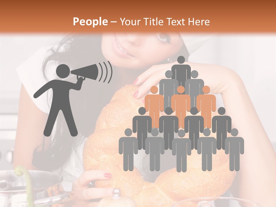 Meal Healthy Brunette PowerPoint Template