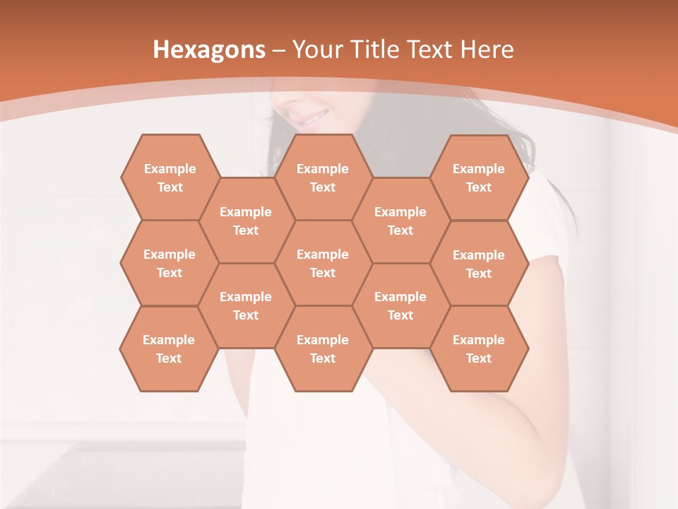 Cheerful Attractive Lady PowerPoint Template