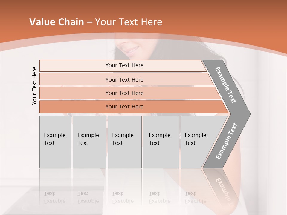 Cheerful Attractive Lady PowerPoint Template