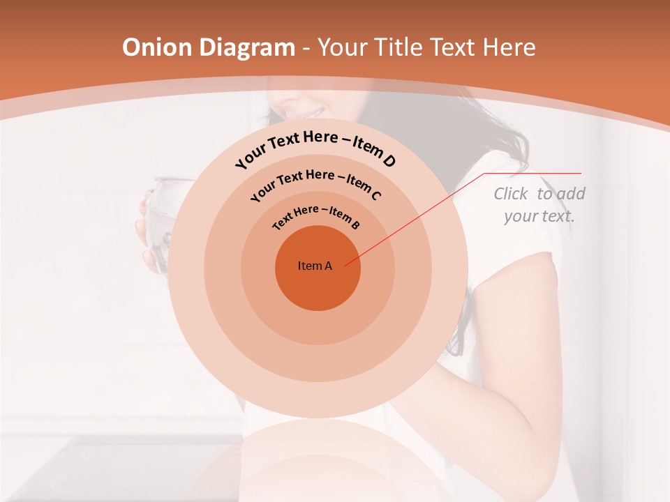 Cheerful Attractive Lady PowerPoint Template