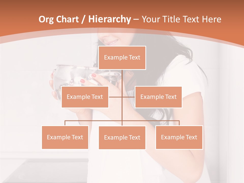 Cheerful Attractive Lady PowerPoint Template