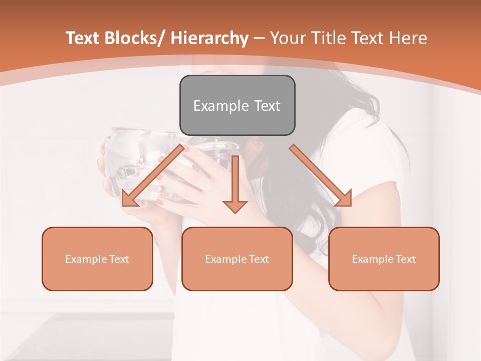 Cheerful Attractive Lady PowerPoint Template