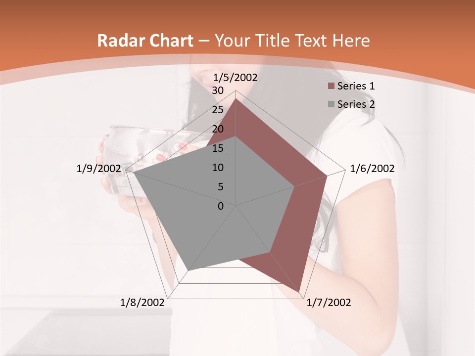 Cheerful Attractive Lady PowerPoint Template