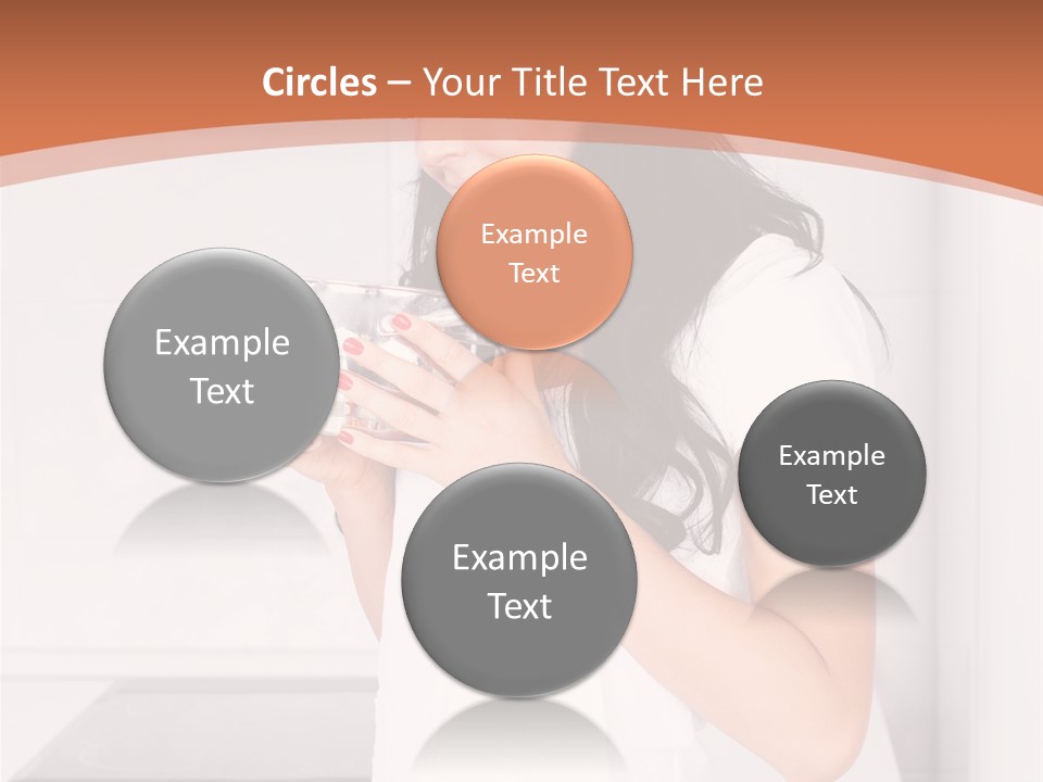 Cheerful Attractive Lady PowerPoint Template