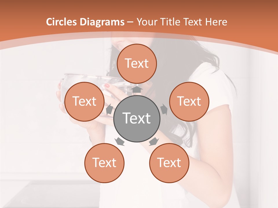 Cheerful Attractive Lady PowerPoint Template