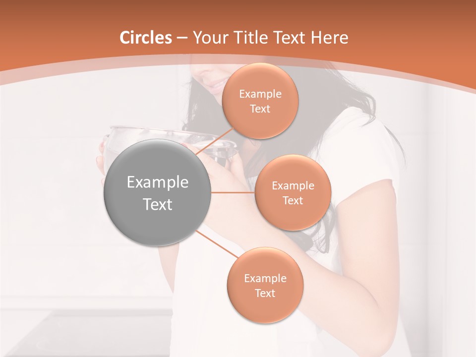 Cheerful Attractive Lady PowerPoint Template