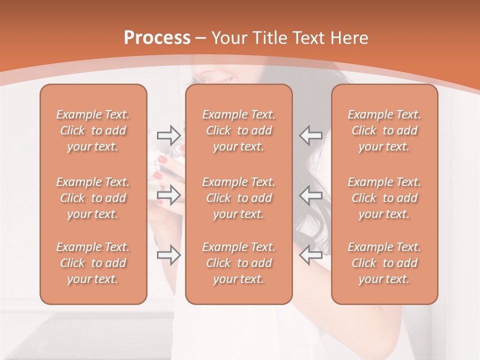Cheerful Attractive Lady PowerPoint Template