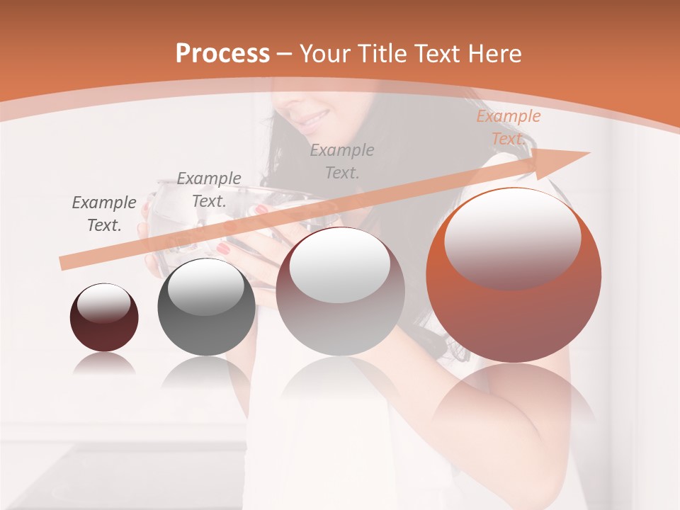 Cheerful Attractive Lady PowerPoint Template