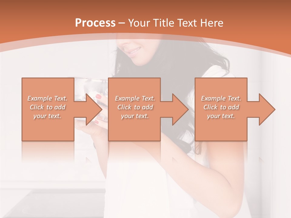 Cheerful Attractive Lady PowerPoint Template