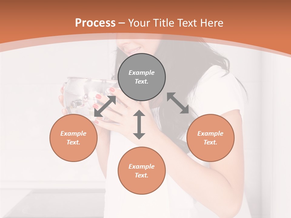 Cheerful Attractive Lady PowerPoint Template