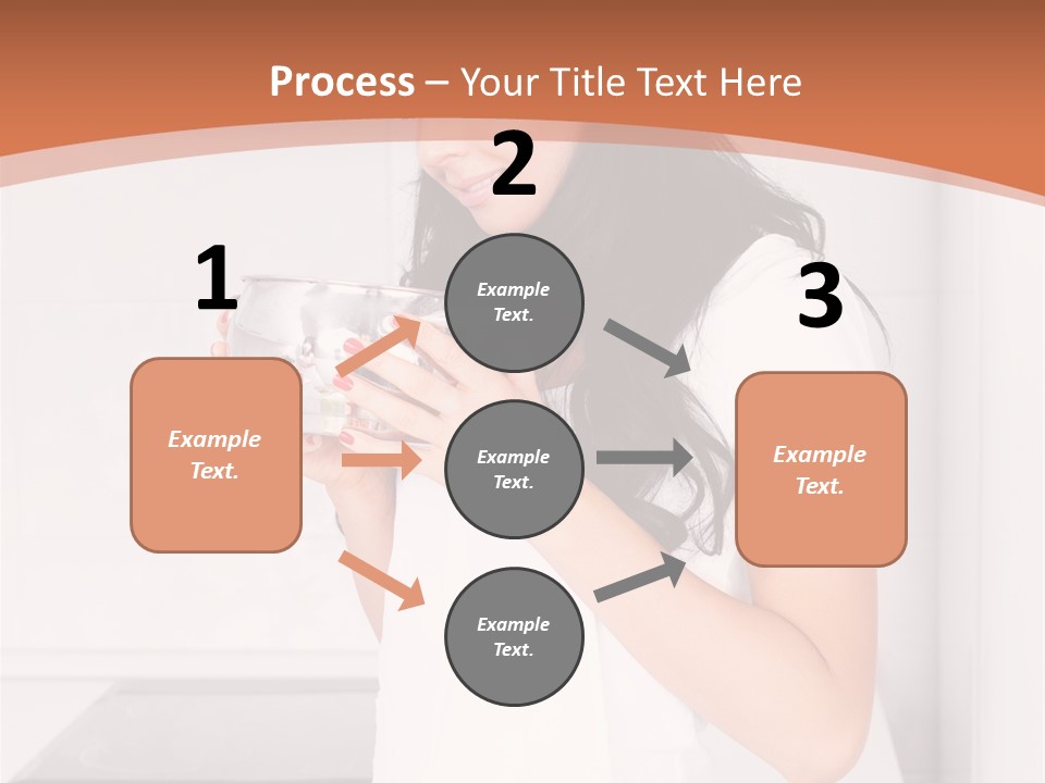 Cheerful Attractive Lady PowerPoint Template