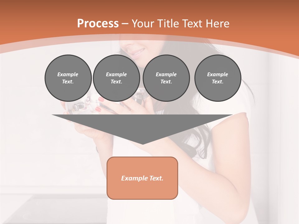 Cheerful Attractive Lady PowerPoint Template