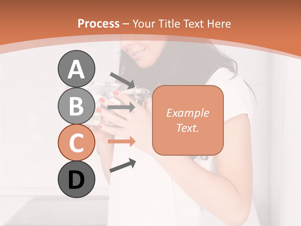 Cheerful Attractive Lady PowerPoint Template