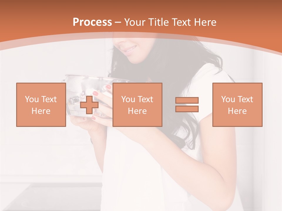 Cheerful Attractive Lady PowerPoint Template