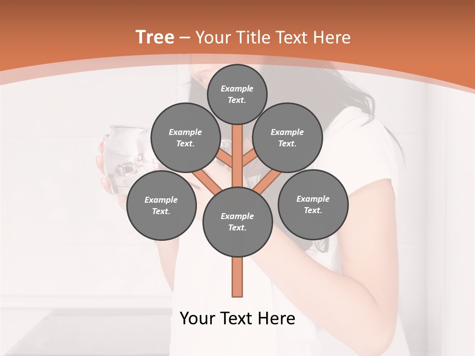 Cheerful Attractive Lady PowerPoint Template