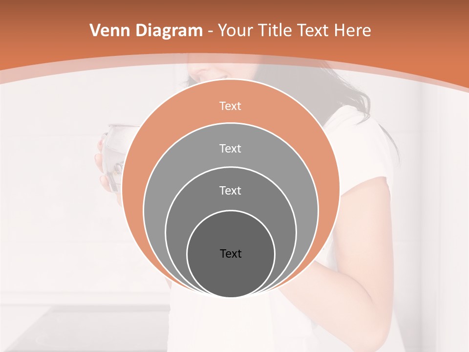 Cheerful Attractive Lady PowerPoint Template