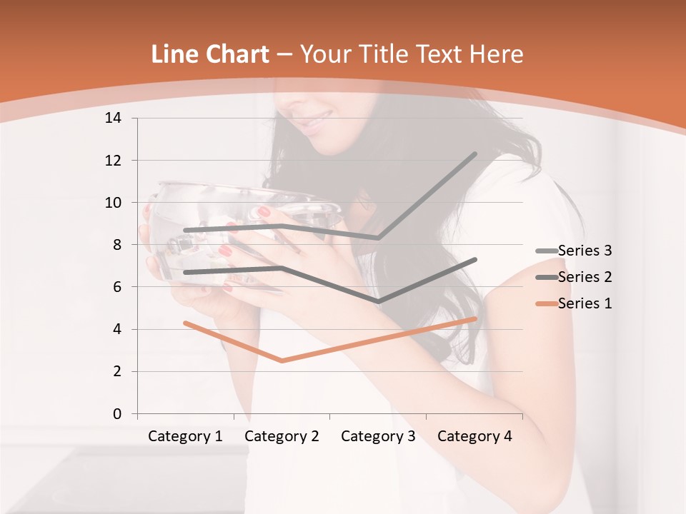 Cheerful Attractive Lady PowerPoint Template