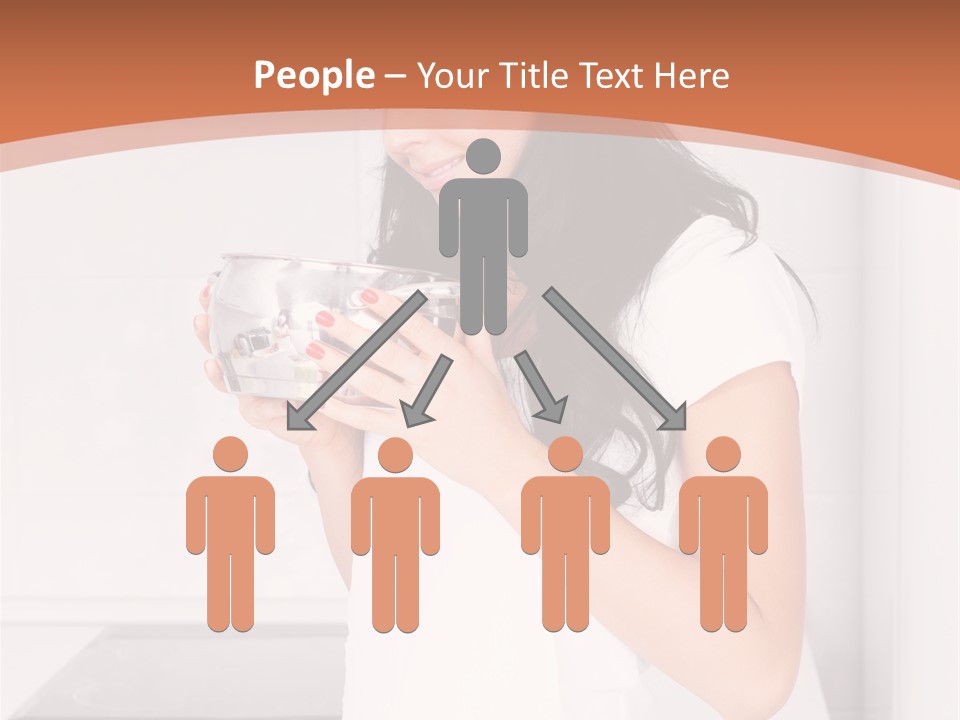 Cheerful Attractive Lady PowerPoint Template