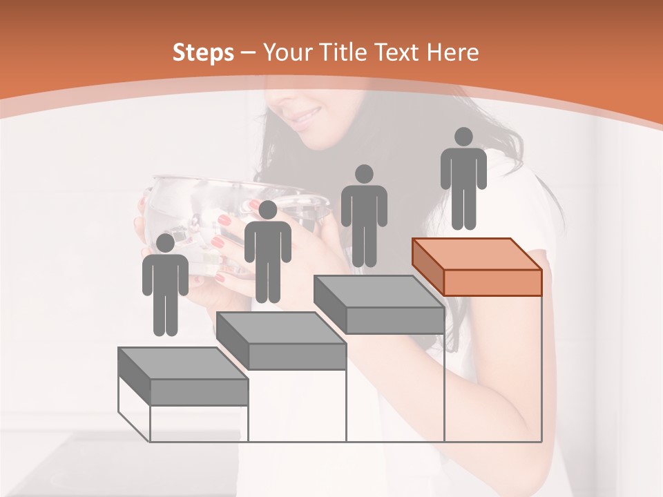 Cheerful Attractive Lady PowerPoint Template