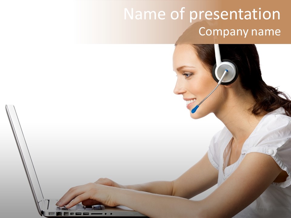 Help Operator One PowerPoint Template