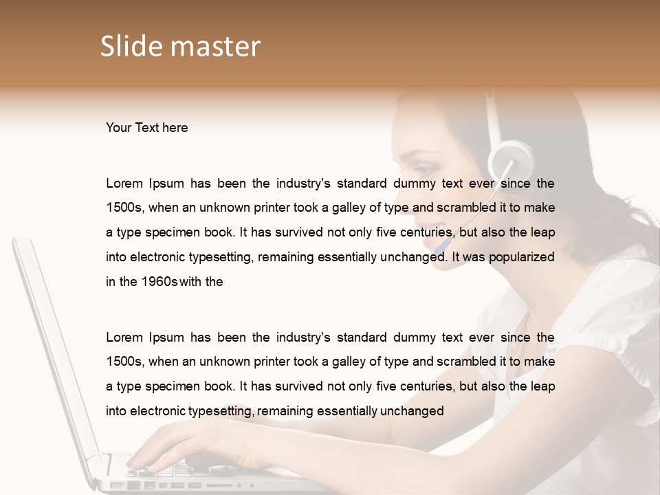 Help Operator One PowerPoint Template