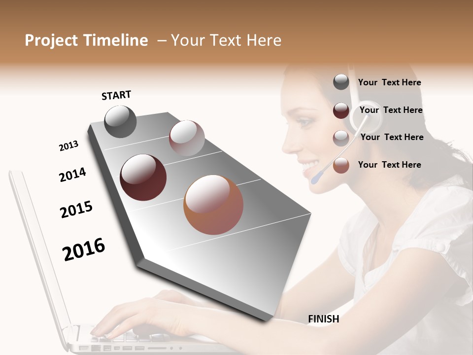 Help Operator One PowerPoint Template