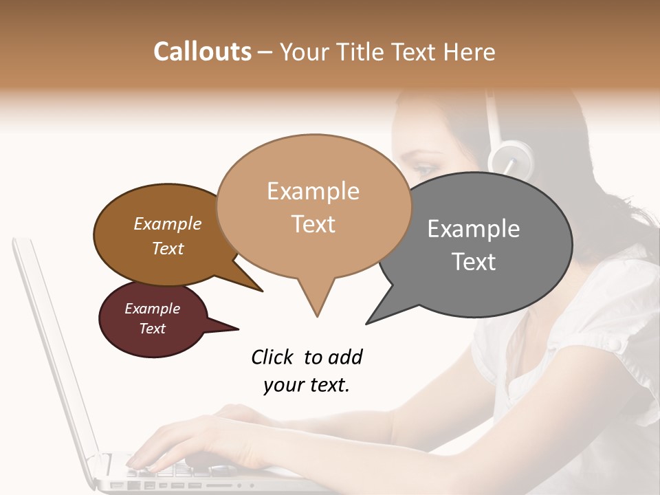 Help Operator One PowerPoint Template